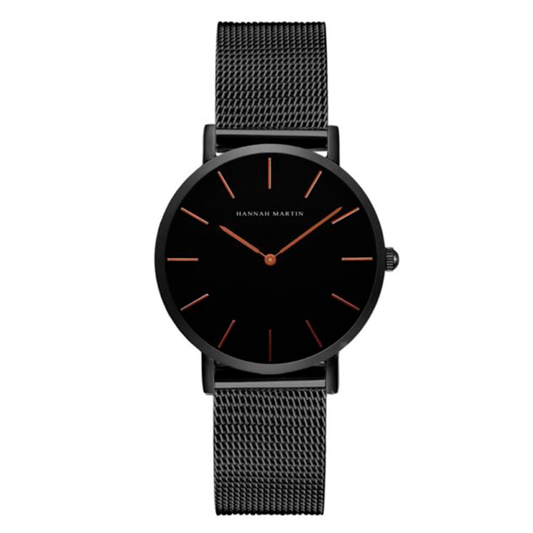 Reloj de mano negro fashion