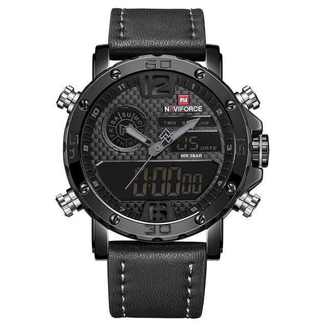 RELOJ NAVIFORCE - LUXURY NEGRO, MARRON | SKU: NAV-13 | NAV-14