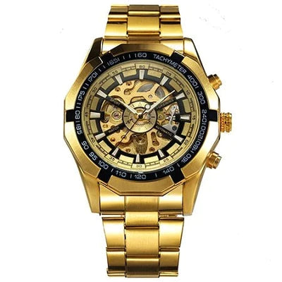 Reloj forsining original automatico tm-340 dorado Para hombres - elegante