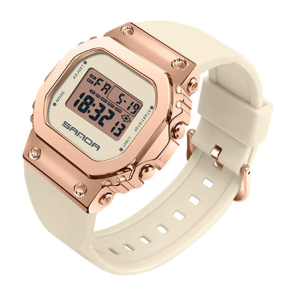 RELOJ SANDA DEPORTIVO CASUAL BABY PINK | SAN-44