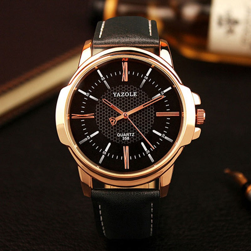 RELOJ YAZOLE - ORO ROSA | SKU: YAZ-9 - CLOCK-PERU